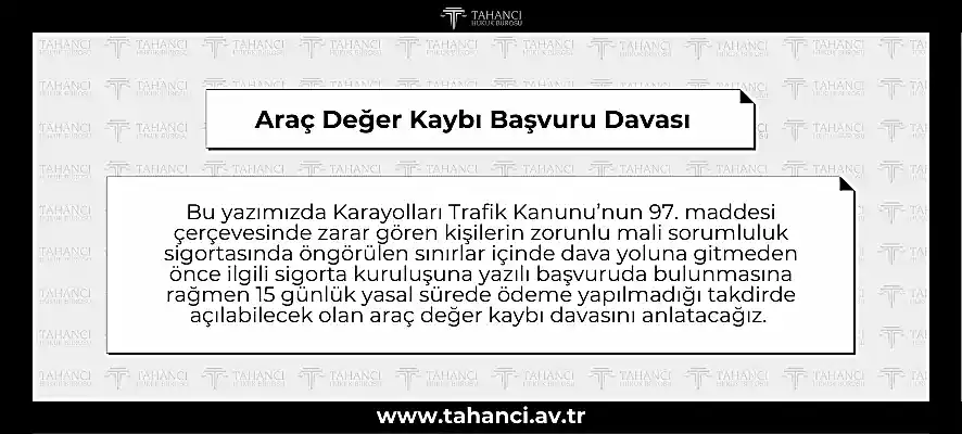 Araç Değer Kaybı Başvuru Davası - hilalcim.shop